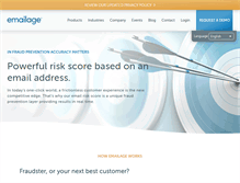Tablet Screenshot of emailage.com